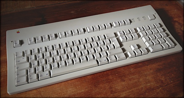 My glorious Apple Extended Keyboard II from 1989