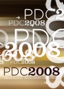 The PDC 2008 logo.