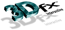 The 3Dfx Interactive logo.